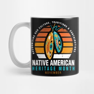 Native American Heritage Month logo design Mug